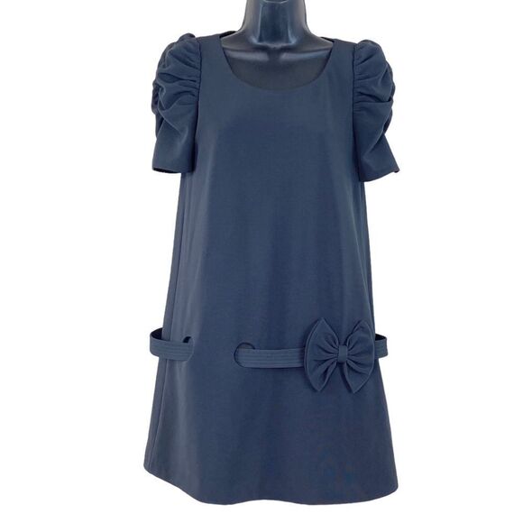 Shopping Bag Atelier Production Creation Bow Mini Dress Korean 66 US Sz XS - Picture 1 of 12